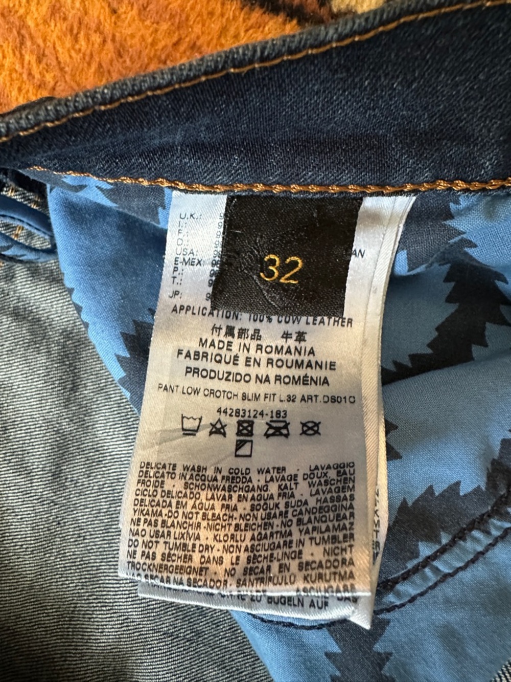 Vivienne Westwood Men's Indigo Straight Jeans - Picture 8 of 9